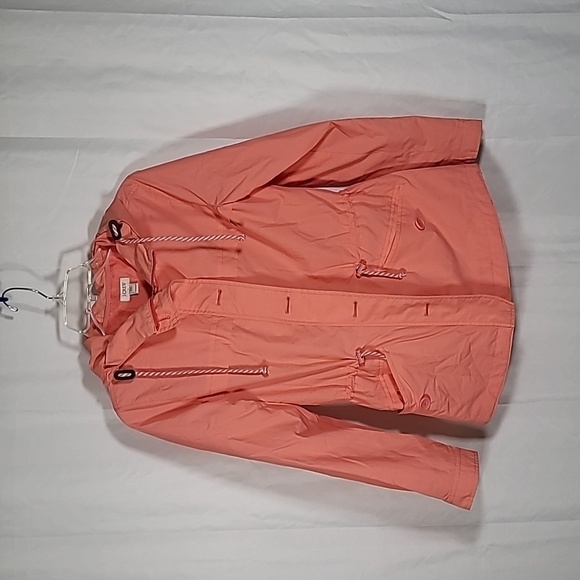 J. Crew Women’s S Coral Rain Jacket - Picture 2 of 8